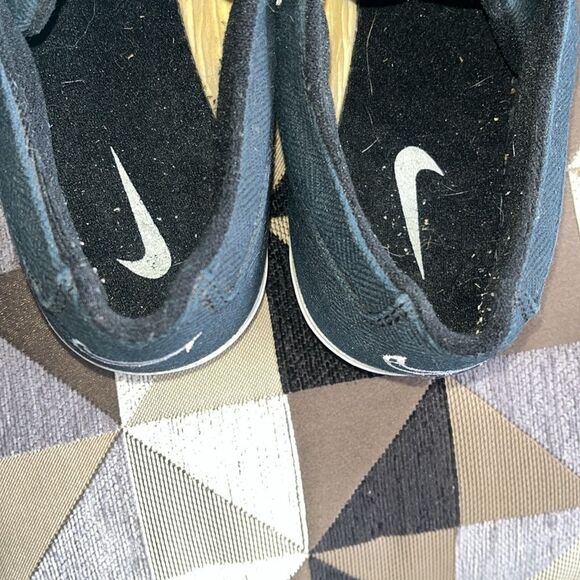 BLACK NIKE CANVAS PLATFORM SHOES WOMEN’S SIZE 11.5/EURO 44 - Picture 5 of 8